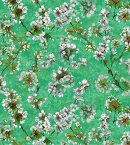 Fleur D'Assam Fabric by Designers Guild Emerald