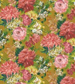Fleur D'Artistes Fabric by Designers Guild Terracotta