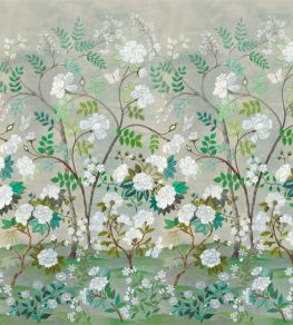 Fleur Orientale Fabric by Designers Guild Celadon
