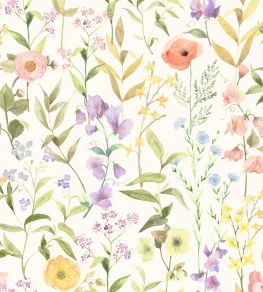 Fleurs Des Champs Wallpaper by Casadeco Bouquet