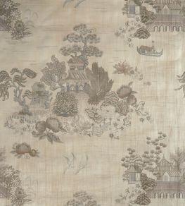 Floating Palace Wallpaper by Liberty Pewter