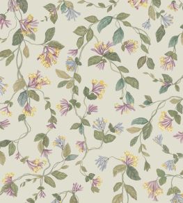 Flora Wallpaper by Cole & Son Multi, Old Olive on Eau Du Nil