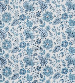 Flora Fabric by Jim Thompson No.9 Blue