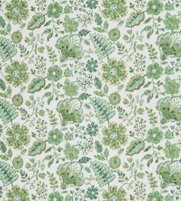 Flora Fabric by Jim Thompson No.9 Green