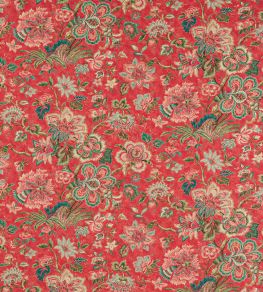 Flores Fabric by Colefax and Fowler Red