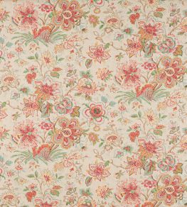Flores Fabric by Colefax and Fowler Tomato/Green
