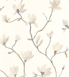 Florescence Suzhou Wallpaper by Casadeco Beige Lin