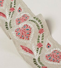 Florinda Braid Trimming by Colefax and Fowler Pink/Green