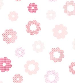 Flower Block Wallpaper by Today Interiors Pink
