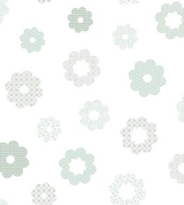 Flower Block Wallpaper by Today Interiors Sage