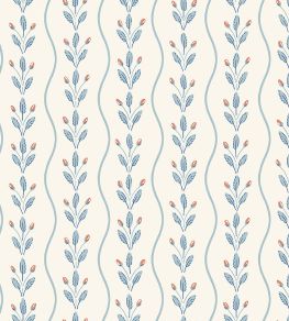 Flower Buds Wallpaper by Borastapeter Blue