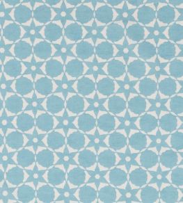 Flower Cut Out Fabric by Vanderhurd Powder Blue/Moonstone