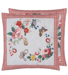 Flower Fan Cushion 50 x 50cm by Designers Guild Sky Blue