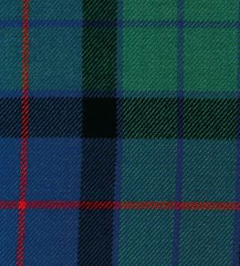 Flower Of Scotland Fabric by The Isle Mill Blue/Green