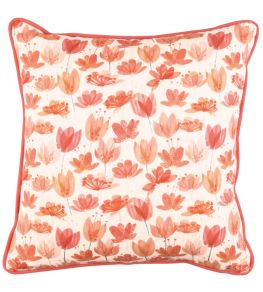 Flowerful Cushion 40 x 40cm by Villa Nova Orange