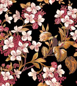 Flowery Wallpaper by Coordonne Black