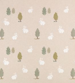 Fluffy Bunnies Fabric by Villa Nova Pink
