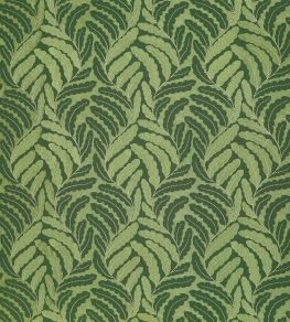 Folia Embroidery Fabric by Jim Thompson Verdure