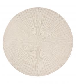 Folia Round Rug by Wedgwood Stone