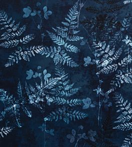 Folium Fabric by Ashley Wilde Indigo