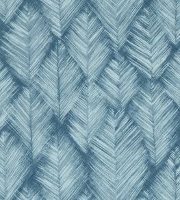 Folius Wallpaper by Clarke & Clarke Midnight