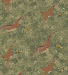 Forest Ducks Wallpaper by Mulberry Home Lovat