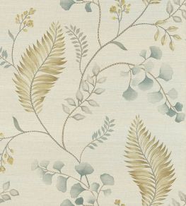 Forest Vines Grasscloth Wallpaper by Today Interiors Neutral