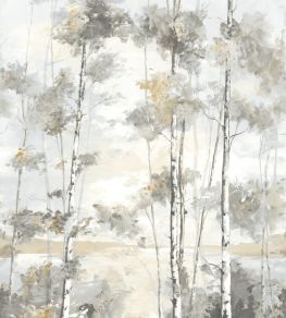 Foret Boreale Mural by Casadeco Gris Hivernal