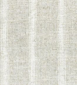 Forfar Stripe Fabric by Ian Mankin Ivory