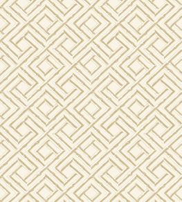 French Lattice Wallpaper by Thibaut Beige