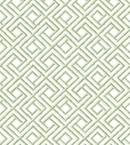 French Lattice Wallpaper by Thibaut Green
