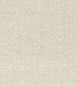 Fresco Herringbone Fabric by Ian Mankin Ecru