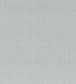 Fresco Herringbone Fabric by Ian Mankin Silver
