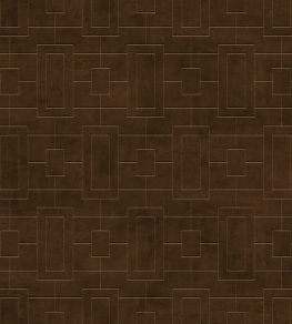 Fretwork Wallpaper by Coordonne Chocolate