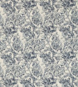 Fringed Tulip Toile Fabric by Sanderson Woad