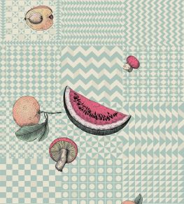 Frutta e Geometrico Wallpaper by Cole & Son Pastel