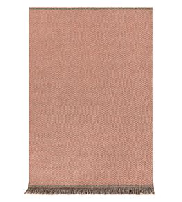 Garden Layers Diagonal Rug by GAN Almond-Peach