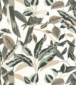 Gary Wallpaper by Caselio Vert Eucalyptus
