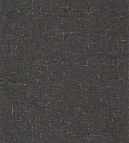 Gaze Metal Wallpaper by Caselio Noir Cuivre