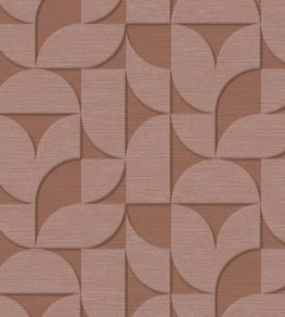 Geometric Arches Wallpaper by Eijffinger Terracotta