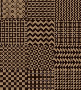 Geometrico Wallpaper by Cole & Son Black & Gold