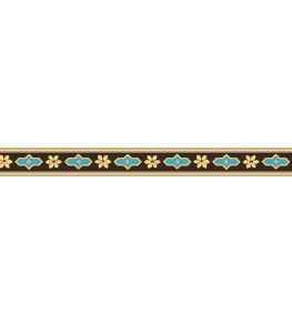 Gerdas Bard Wallpaper by Borastapeter Turquoise/Brown
