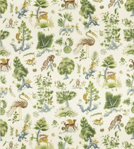 Gertrude Fabric by GP & J Baker Emerald/Blue