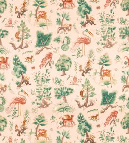 Gertrude Fabric by GP & J Baker Plaster/Sage