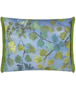 Giardino Segreto Cushion 60 x 45cm by Designers Guild Cornflower