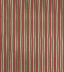 Gillan Stripe Fabric by Colefax and Fowler Red