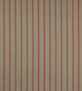 Gillan Stripe Fabric by Colefax and Fowler Red/Green