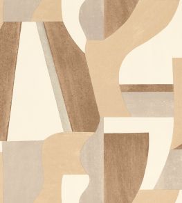 Gino Wallpaper by Casamance Latte