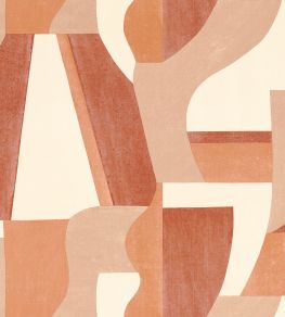 Gino Wallpaper by Casamance Terre De Sienne