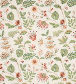 Gloriana Fabric by Jane Churchill Pink/Green